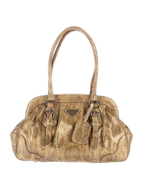 Prada snakeskin bag